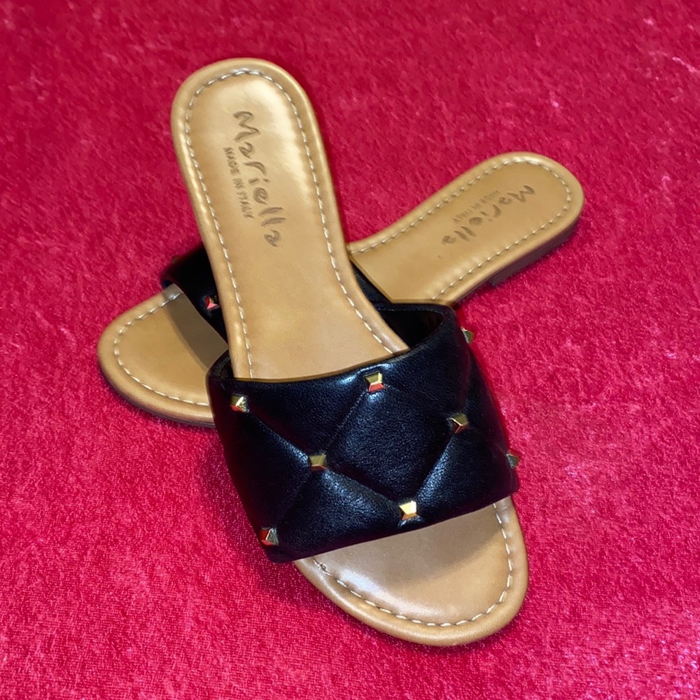 Black Rock Stud Slides